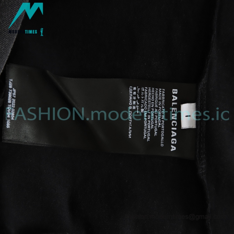Balenciaga - 23SS Scissor Print Short Sleeve T-shirt